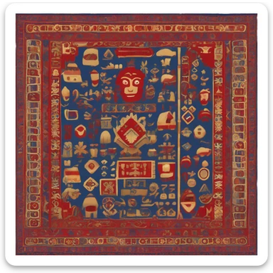 Tapis de prière sticker