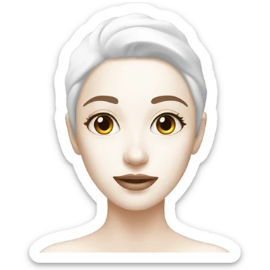 Skin care pale sticker