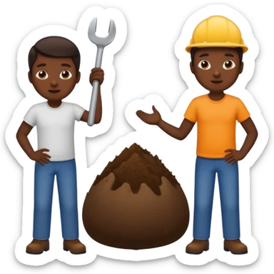 someone saying start digging in yo butt twin sticker