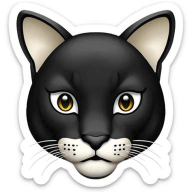 Logo de la marca puma de ropa  sticker