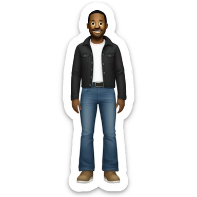 Kendrick Lamar with bell bottom jeans sticker
