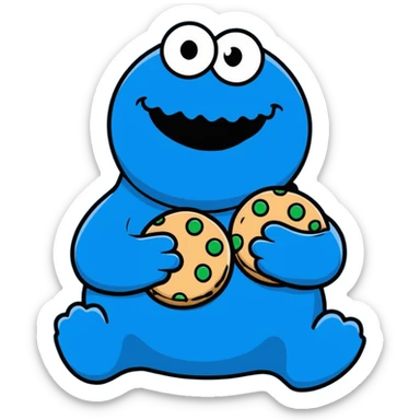 Cookie Monster  sticker