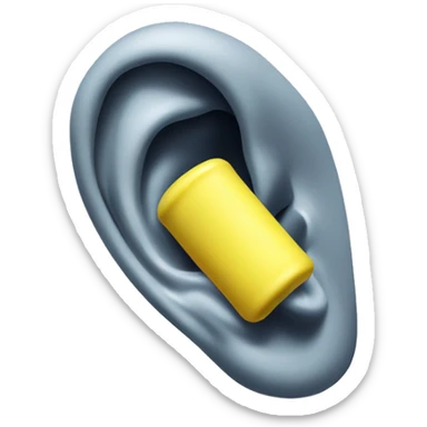 ear plugs sticker