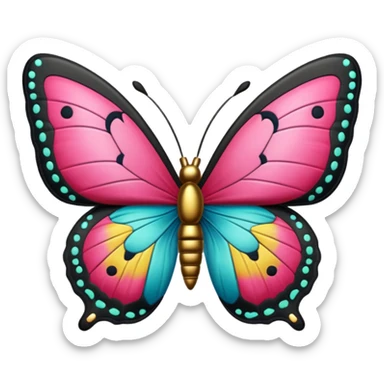 Gucci butterfly sticker