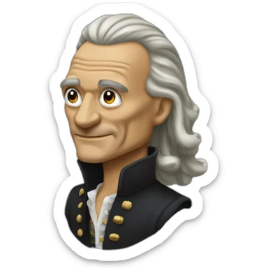 voltaire thug life sticker