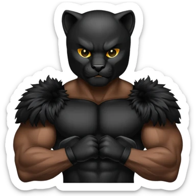 Pantera negra sticker