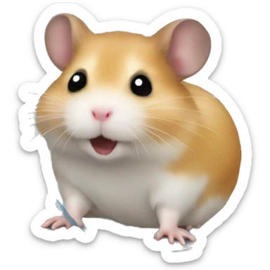 Hamster ball sticker