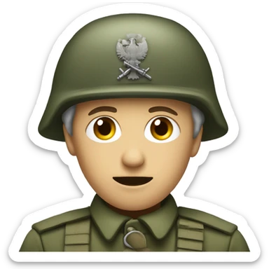 Militär person die einschläft sticker