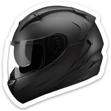Sport bike Motorcycle helmet black  sticker