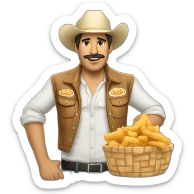 Chicharron de la ramos Monterrey México sticker