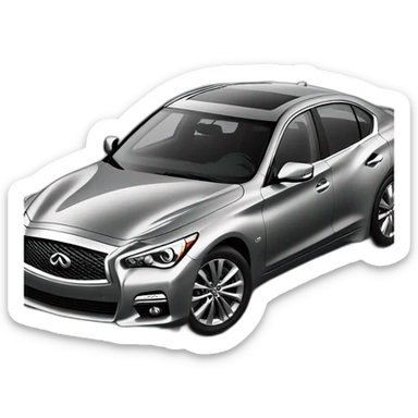 Infiniti Q50 2015 Grey sticker