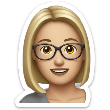 friendly therapist via video on a macbook pro screen sticker