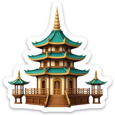 pagoda style emle sticker