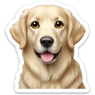 Retriever white sticker
