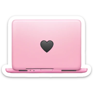 pink laptop sticker