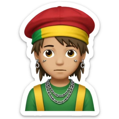 emo boy swag 2012 chief keef rastas sticker