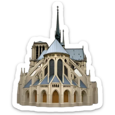 Cathédrale Notre-Dame de Paris sticker