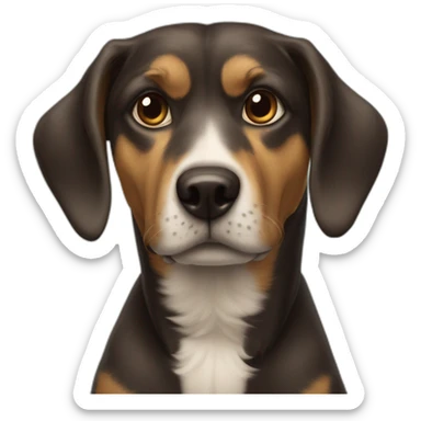 Chien et tortu sticker