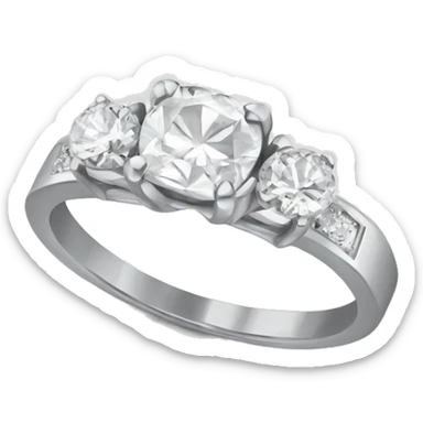 wedding diamond ring sticker