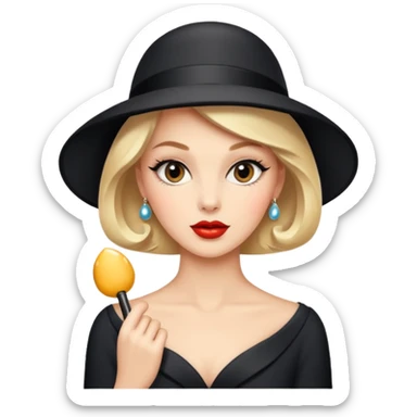 Vintage Glam sticker