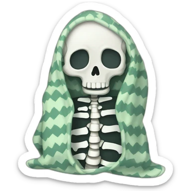 blanket-skeleton-dinausor sticker