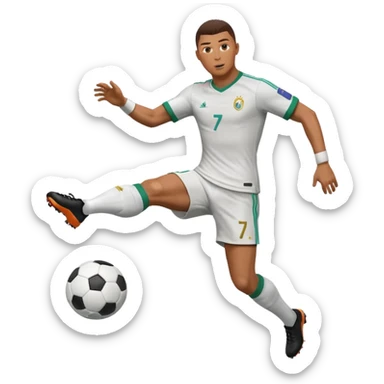 Ronaldo scoring from a free kick 
 sticker