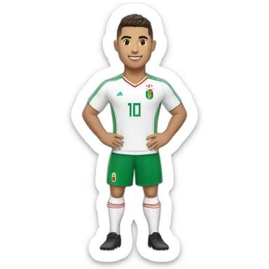 Ronaldo avec le maillot de l’Algérie  sticker
