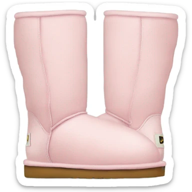 light pink uggs sticker