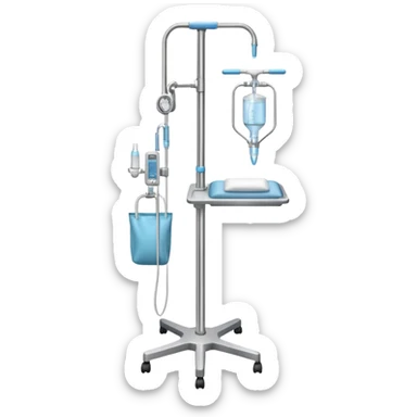 IV stand sticker