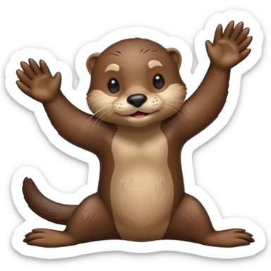 generate a take my money otter emoji, similarly to the futurama meme sticker