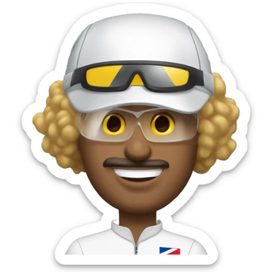 Formula one driver Lando noris, doing something in Wisconsin  sticker