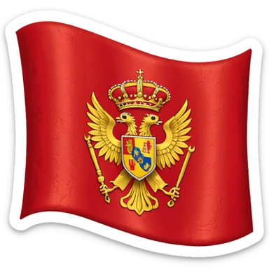 Bandera aspa de borgoña del imperio español sticker