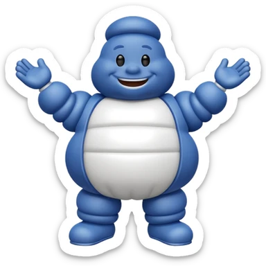 Michelin man sticker