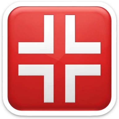 red cross icon sticker