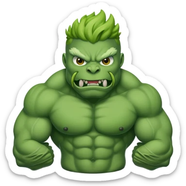 A monster that is very buff that it coould destroy sticker