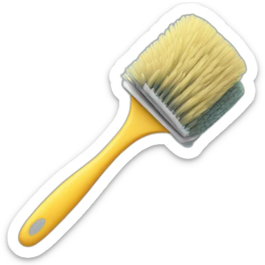 Brosse à toilette  sticker