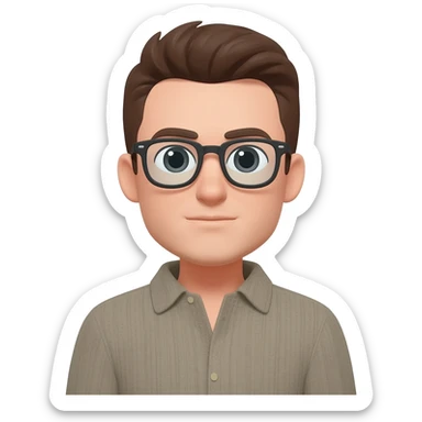 take the glasses off sticker