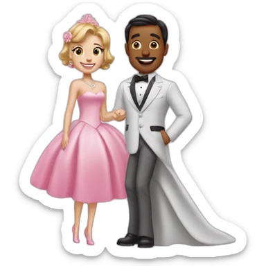 Louie smith and the pink panther gfet married sticker