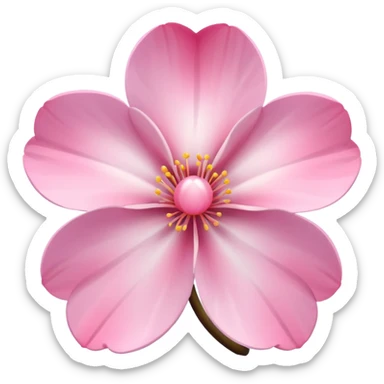 sakura flower with a soft glow sticker