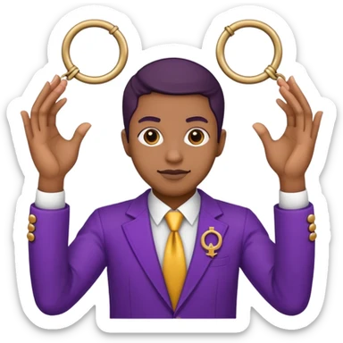 holding up the omega psi phi hooks sticker