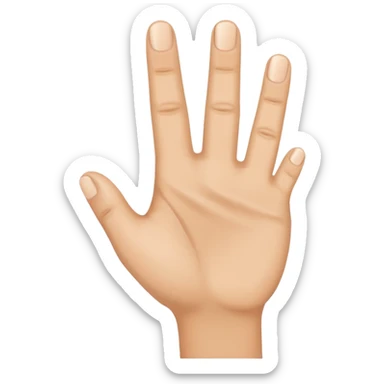 Finger thumb tap sticker