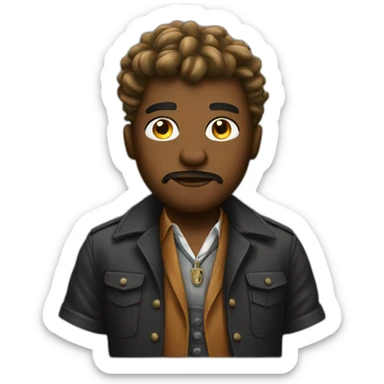 Gangster emoji sticker