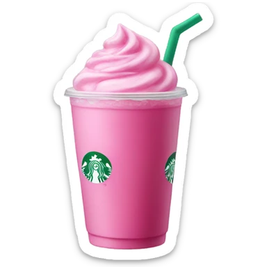 pink drink from starbucks sticker