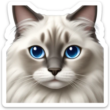 Ragdoll cats sticker