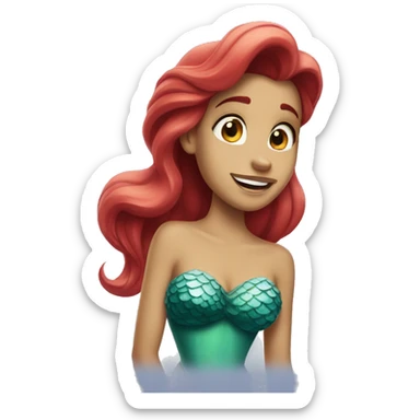 The little mermaid  sticker