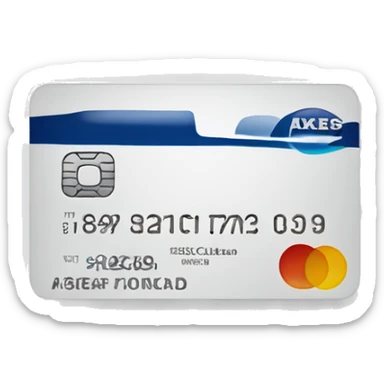 Amex credit card  sticker