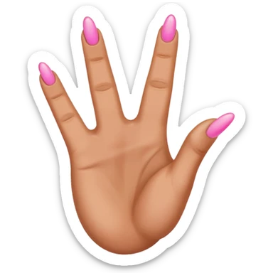 hand with two fingers fingering vagina sticker