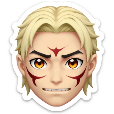 demon slayer anime sticker