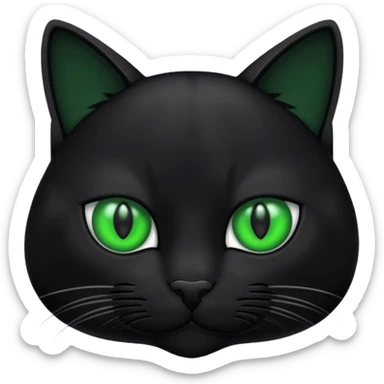 Cat lurking sticker