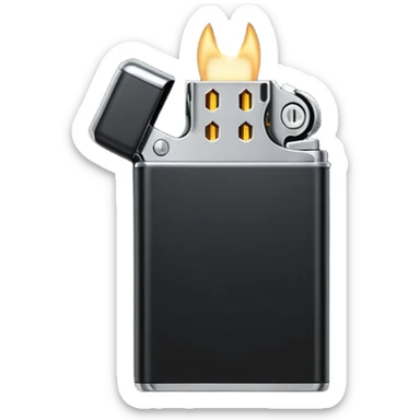 black lighter sticker